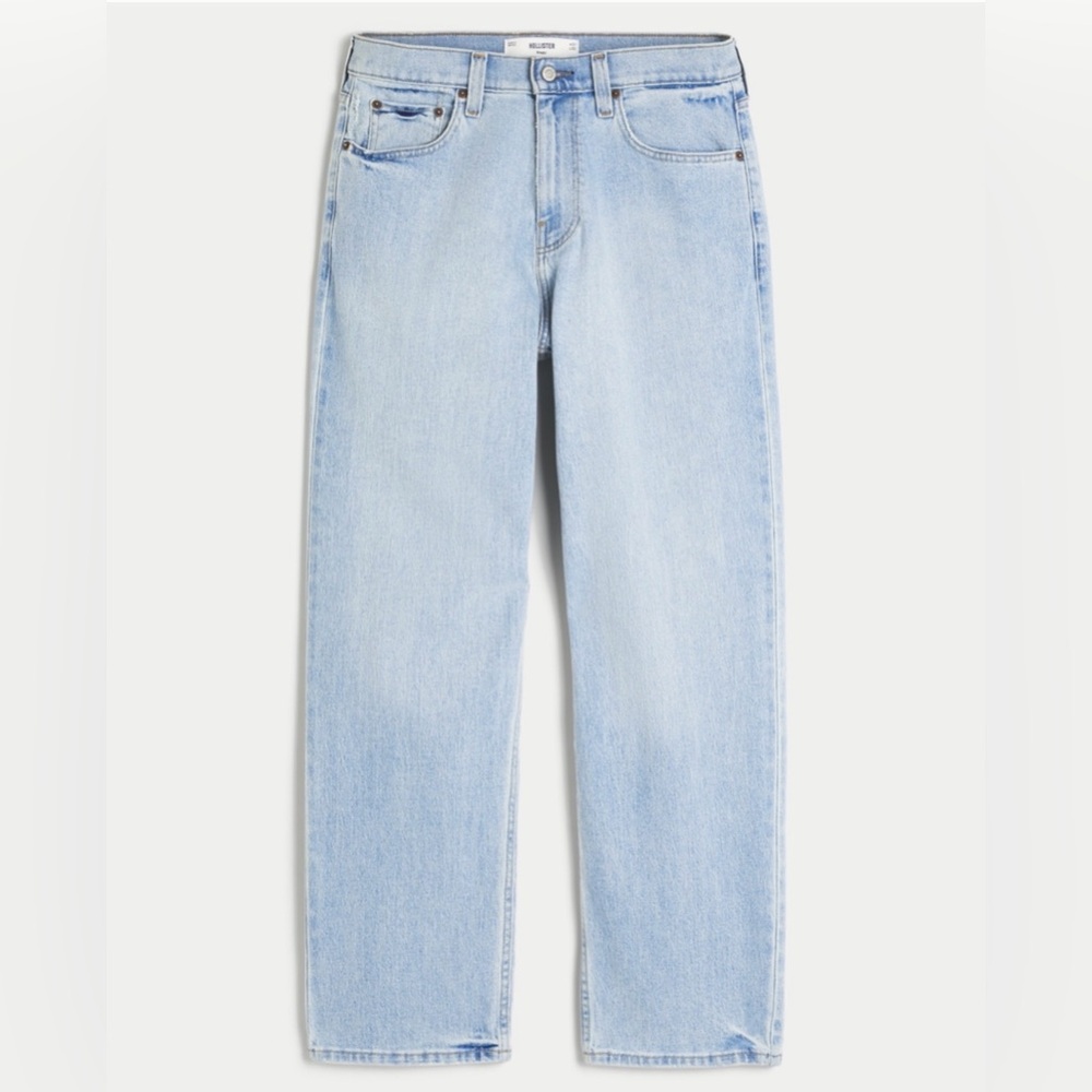 Men's Hollister Light Blue Jeans Baggy